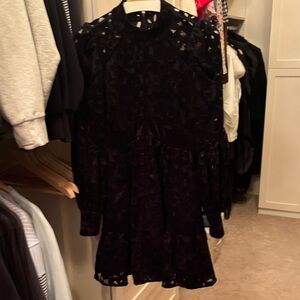 Ted Baker Black Long Sleeve Dress